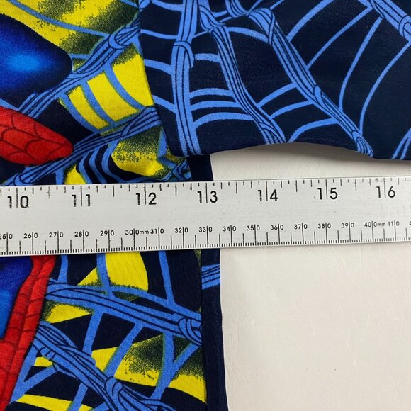 Vintage Spiderman Movie Promo Shirt Toddler Boys Size 4 Button Up Marvel Comics - Picture 8 of 10